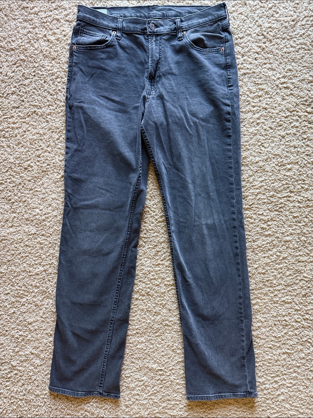 Classic Women's Dark Gray Straight-Leg Jeans-Tall